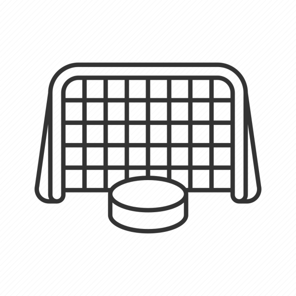 Хоккейные ворота раскраска