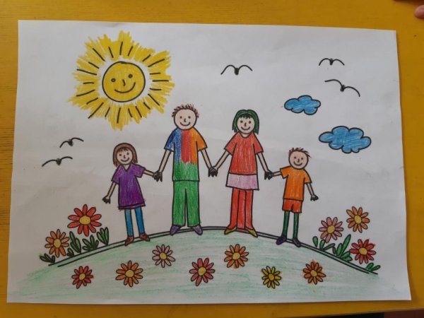 Рисунок на тему моя семья