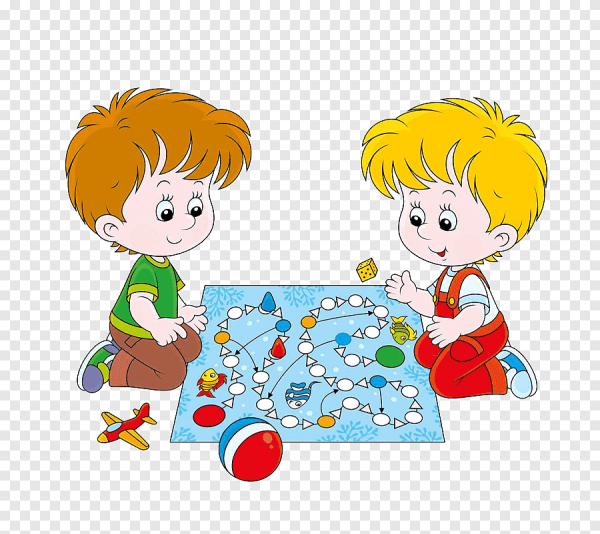 Играющие дети на прозрачном фоне