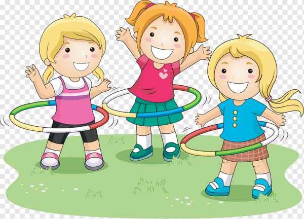 Подвижная игра с обручем