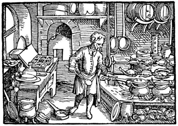 Раскраска повар