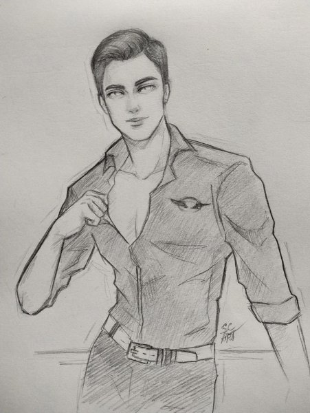 Александр Нильсен нарисованный