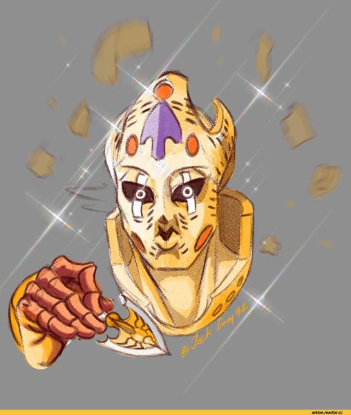 Голд экспириенс Джоджо голова