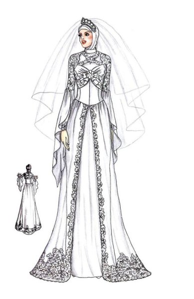 Раскраска одежда модная