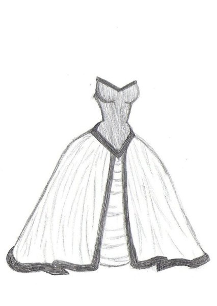 Модель для эскиза одежды женский