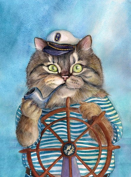 Коты художника Александра Завалий