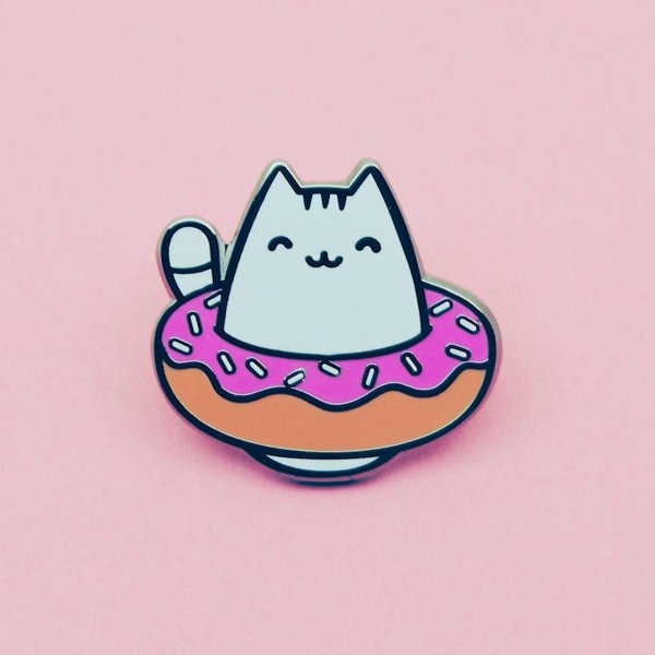 Кавайные котики пончики