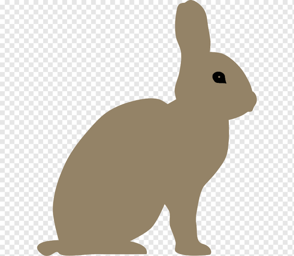 Силуэт зайца