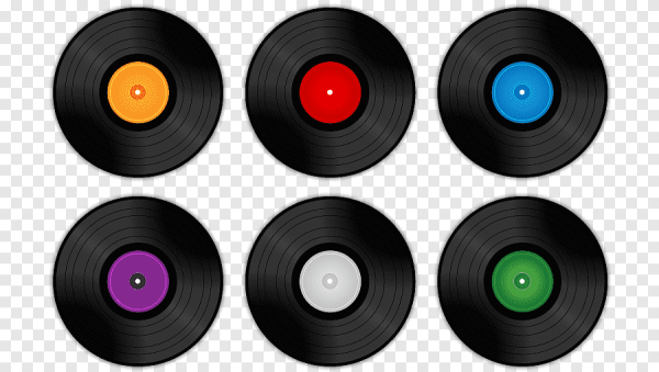 Виниловая пластинка без фона