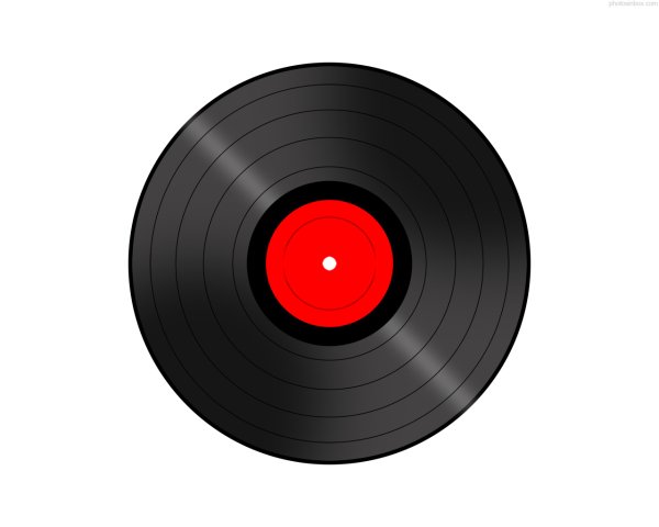 Музыкальная пластинка вектор