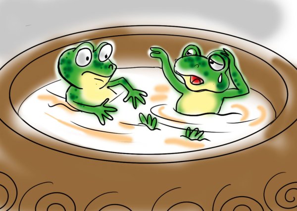 Две лягушки сказка