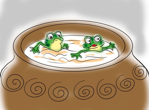 Л Пантелеев две лягушки