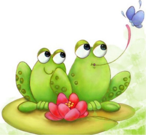 Две милые лягушки