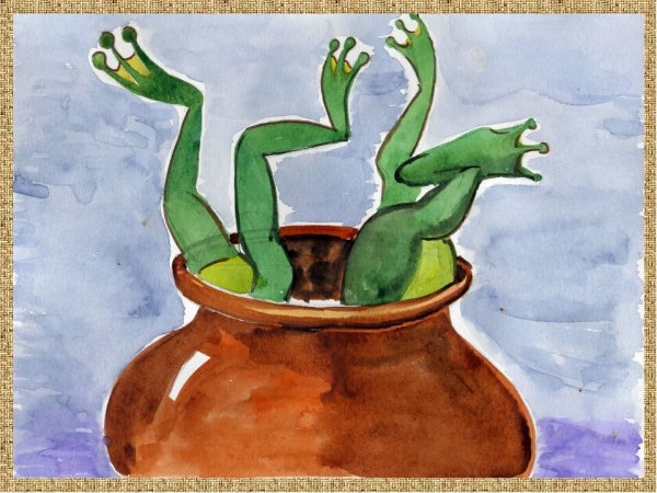 Сказка 2 лягушки Пантелеев