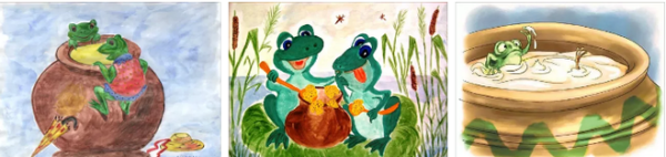 Сказка 2 лягушки Пантелеев