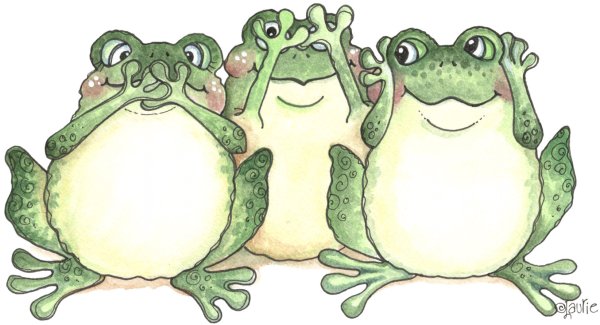 Много лягушек