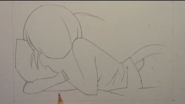 Рачки рисунок карандашом