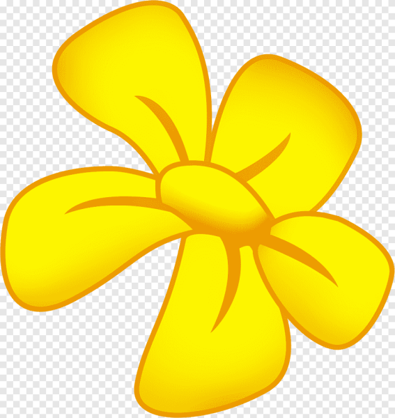 Желтый цветок для детей