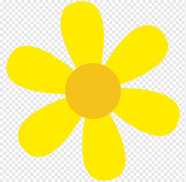 Желтые цветочки для детей