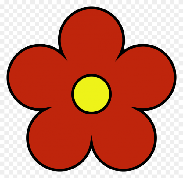 Цветы мультяшные