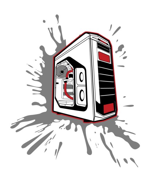 Игровой ПК рисунок