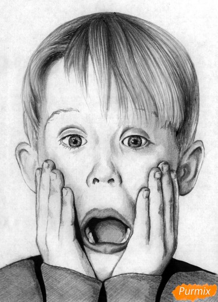 Маколей Калкин рисунок