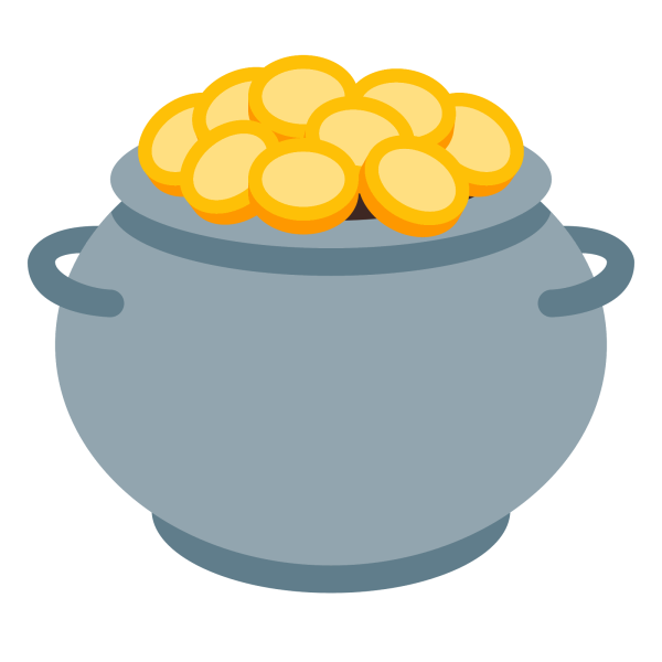Горшочек для каши вектор нарисованный