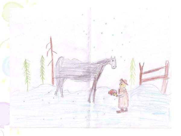 Рисунок к рассказу теплый хлеб Паустовский 3 класс