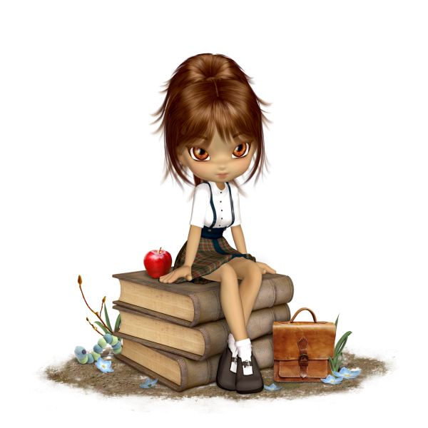 Девочка мультяшный