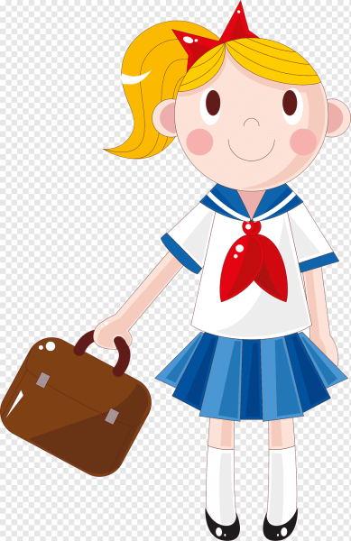 Девочка с бантиками рисунок