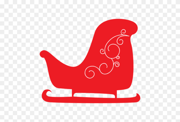 Сани раскраска для детей