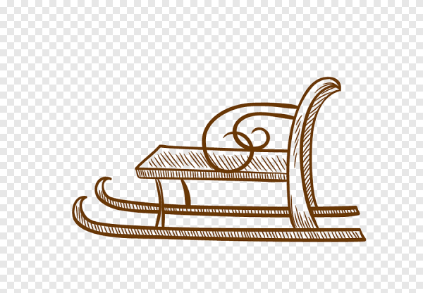 Сани раскраска