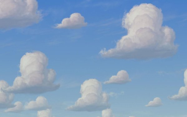 Небо мультяшное