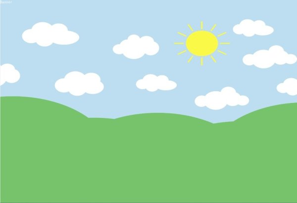 Фон для аппликации Весна