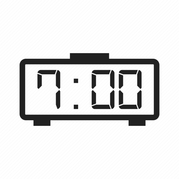 Иконка цифровые часы