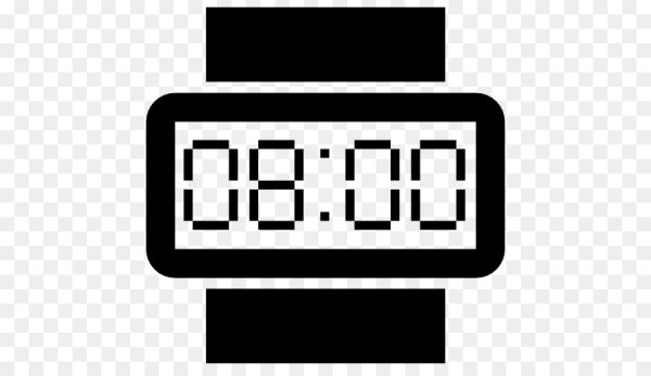 Значок электронные часы