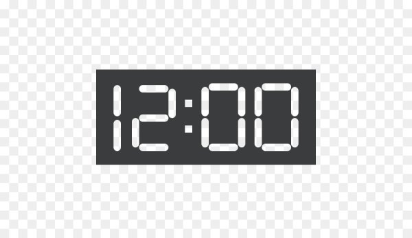 12 00 На электронных часах