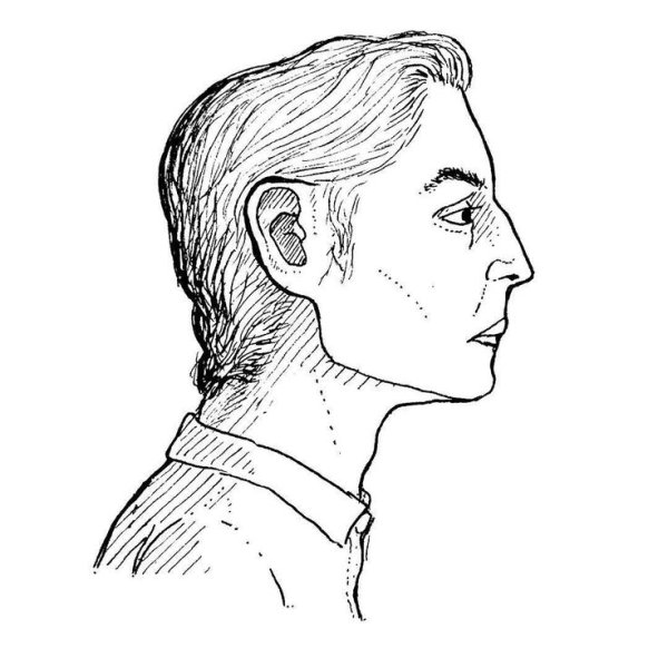 Человек в профиль