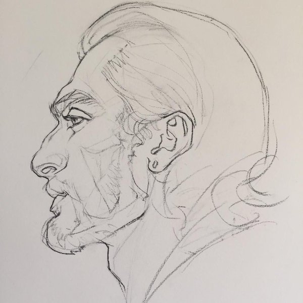 Академический портрет мужчины