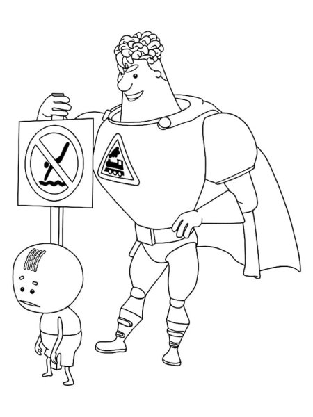 Аркадий Паровозов разукрашка