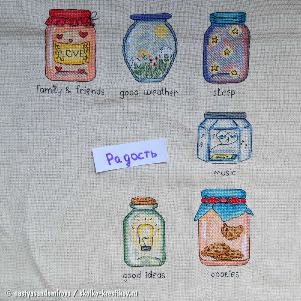 Баночки счастья для личного дневника