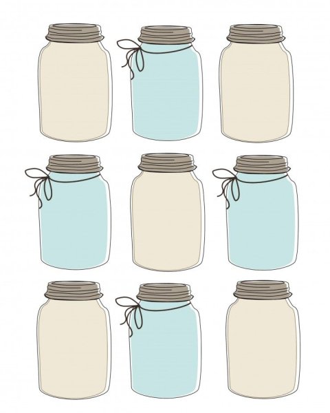 Баночки счастья для личного дневника