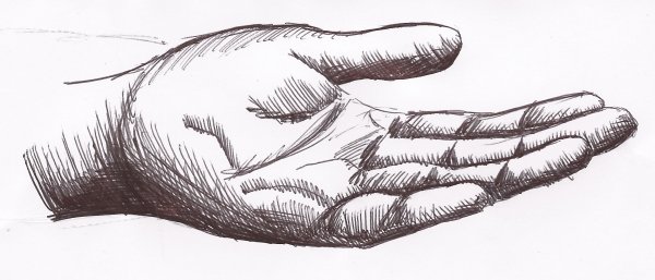 Руки карандашом