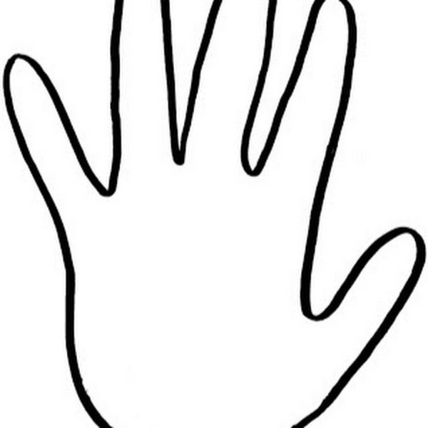 Трафарет руки