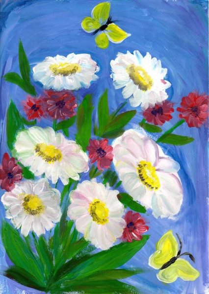 Композиция на тему цветы