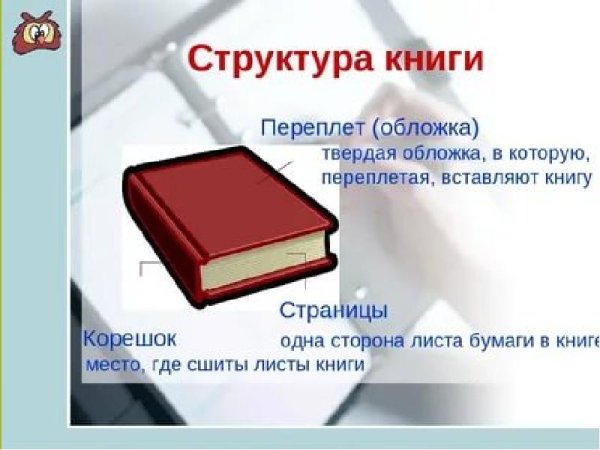 Части книги для детей