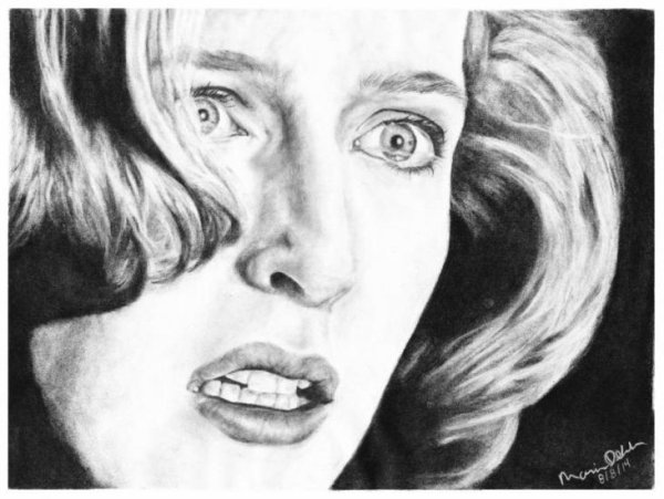 Секретные материалы арт Dana Scully