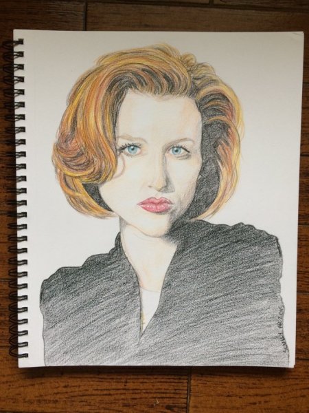 Секретные материалы арт Dana Scully