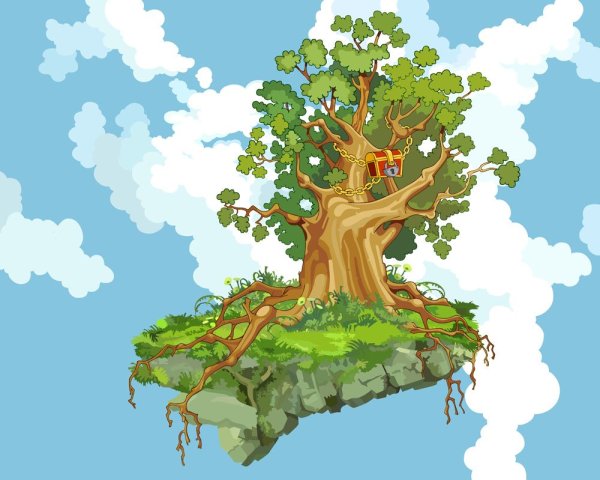 Сказочный дуб Лукоморье