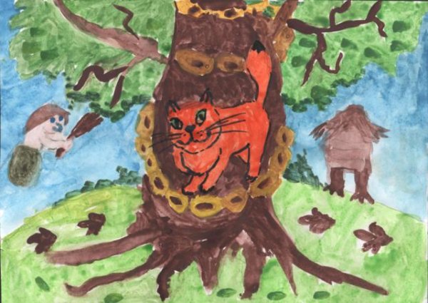 Сказки Пушкина у Лукоморья дуб зеленый